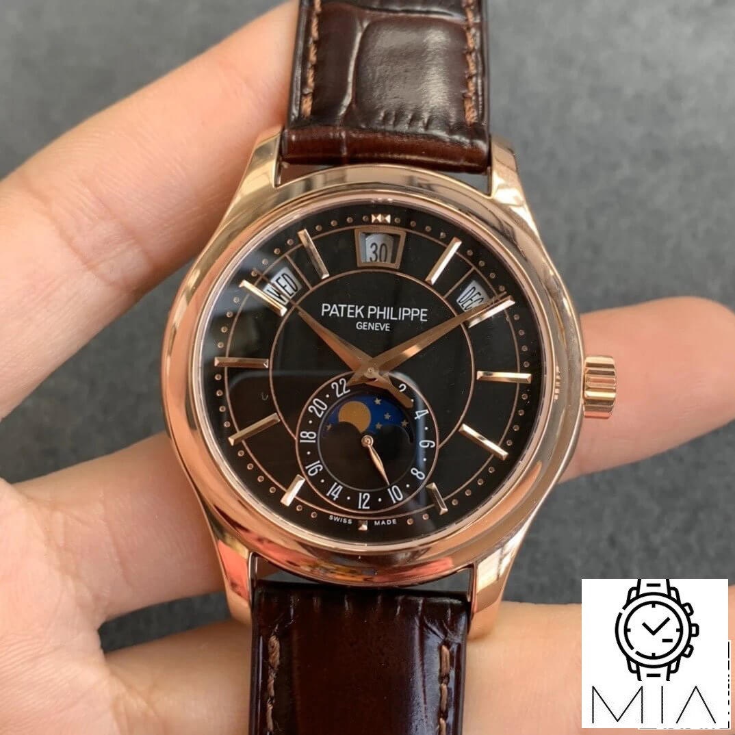 Patek Philippe Complications 5205R-010 GR Factory Black Strap