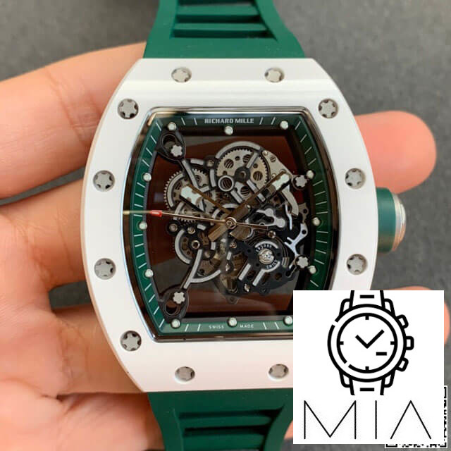 Richard Mille RM055 KV Factory Ceramic White Bezel