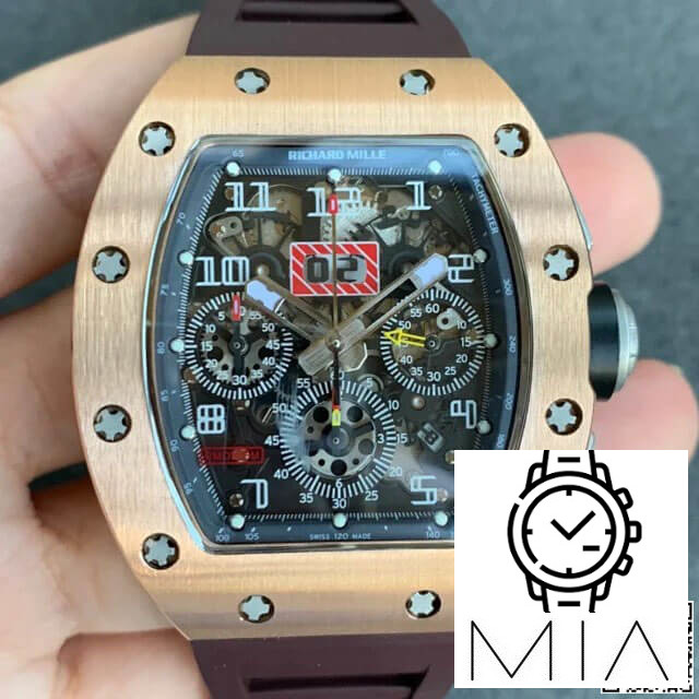 Richard Mille RM011 KV Factory Brown Strap