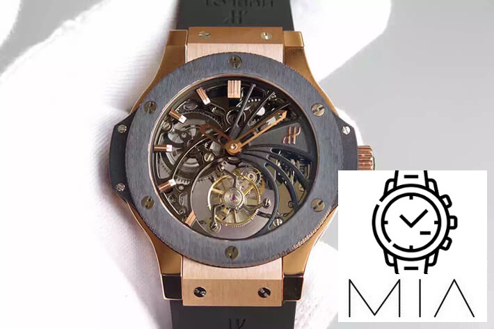 Hublot Big Bang Hollow Tourbillon Black Strap