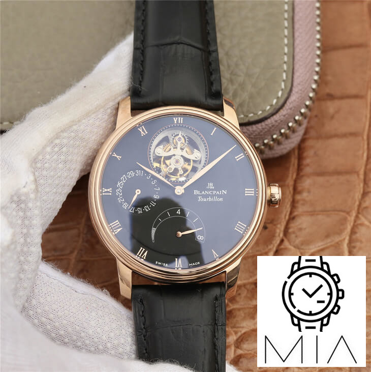 Blancpain Villeret 6025-3642-55B JB Factory Black Strap