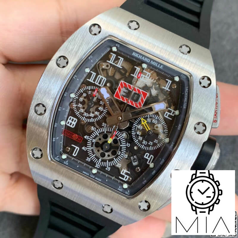 Richard Mille RM011 KV Factory Rubber Strap