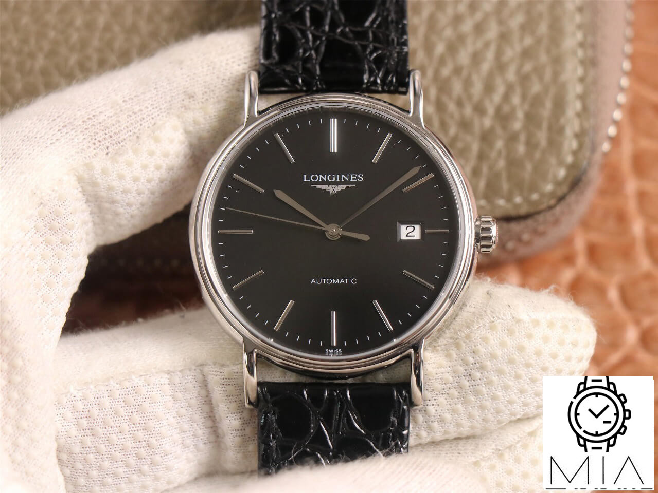 Longines Presence L4.921.4.52.2 KY factory Black Strap