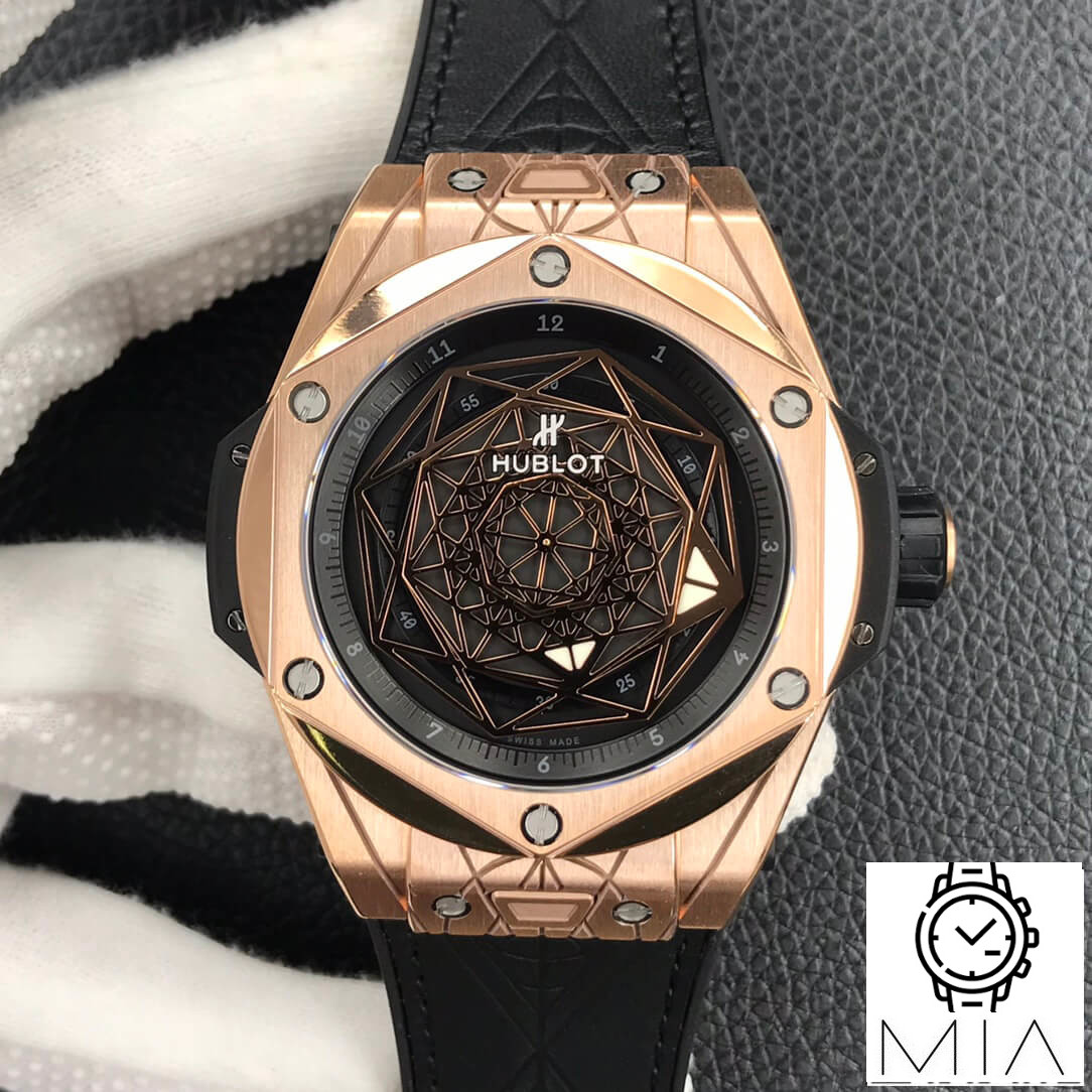 Hublot Big Bang 415.OX.1118.VR.MXM17 WWF Factory Black Strap