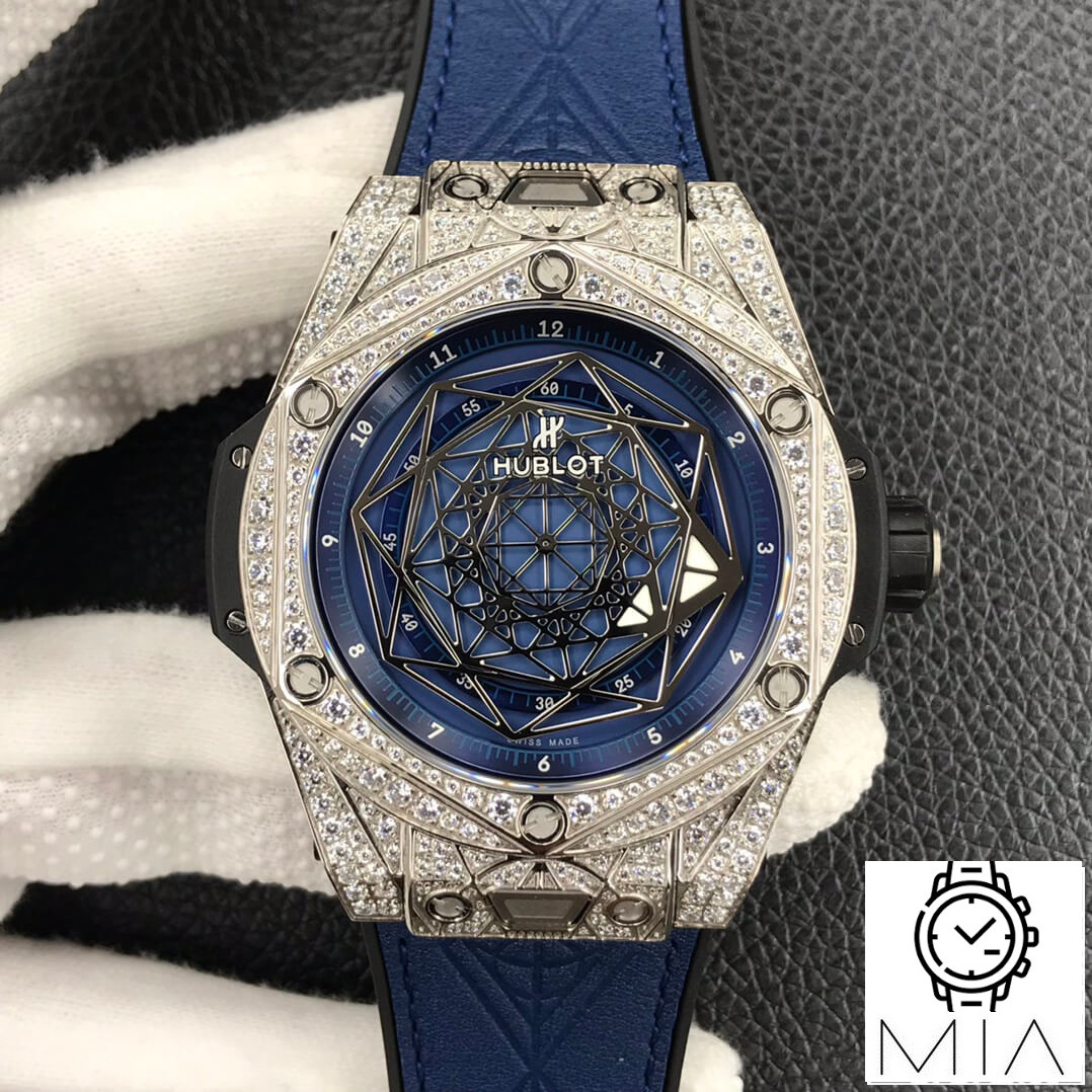 Hublot Big Bang WWF Factory Blue Dial