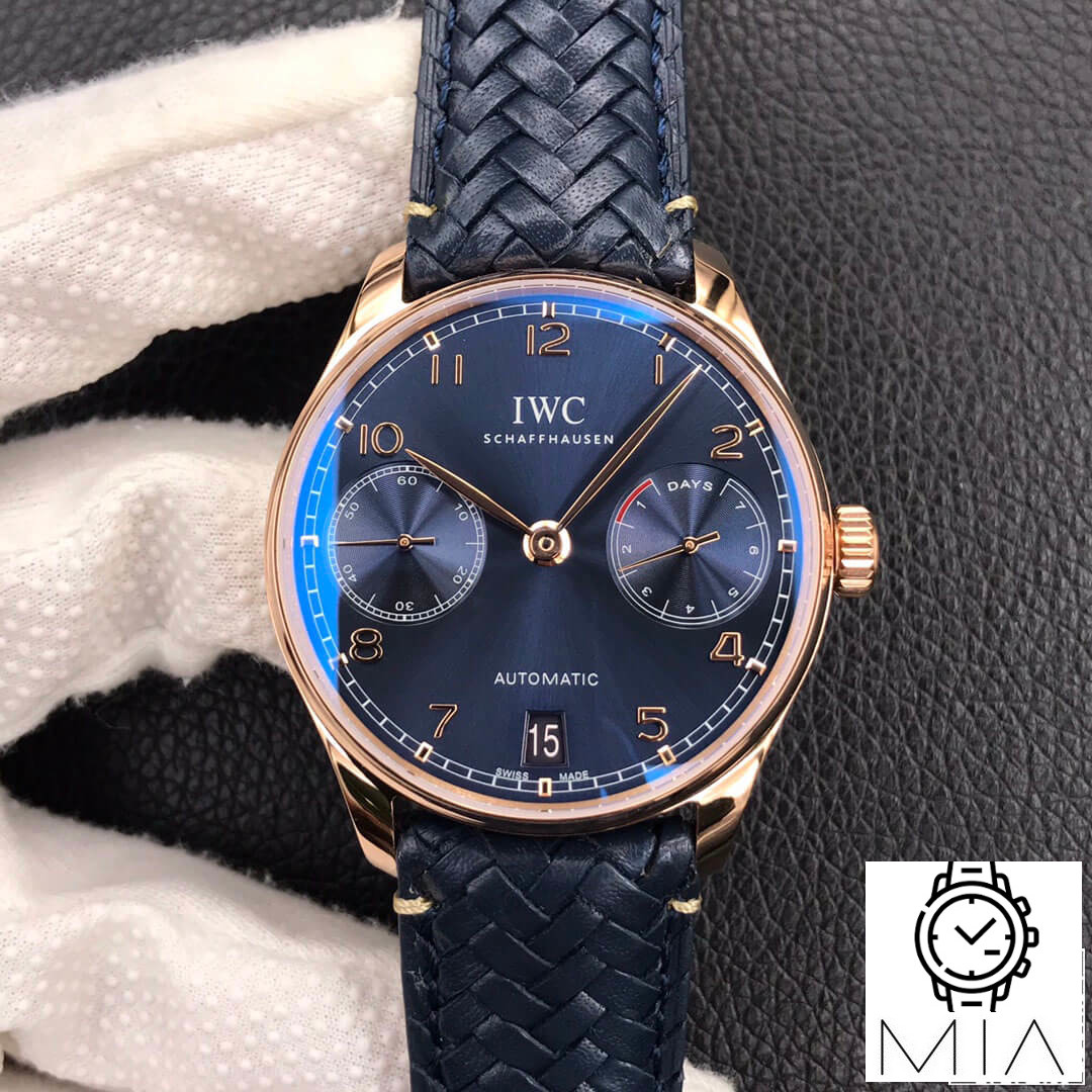 IWC Portugieser IW500713 ZF Factory Blue Strap