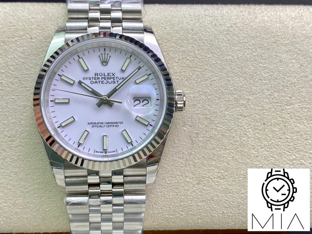 Rolex Datejust 36MM EW Factory Stainless Steel Strap