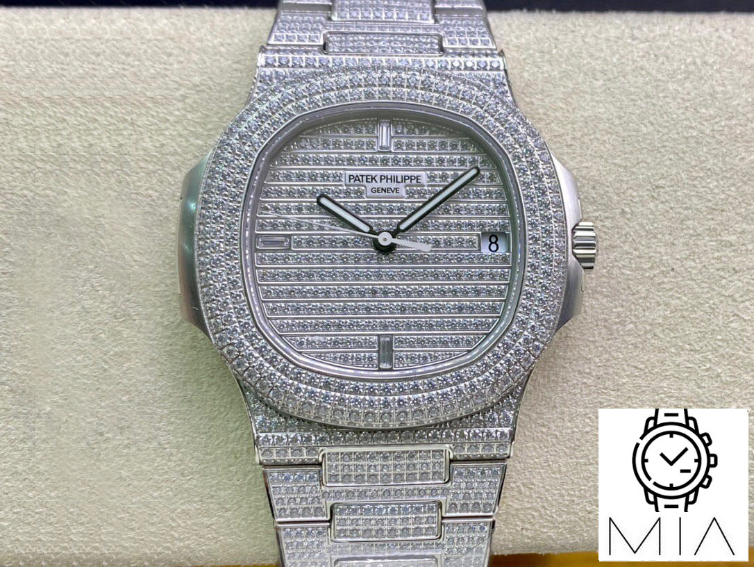 Patek Philippe Nautilus 5719/1G-001 PPF Factory Full Diamond Dial