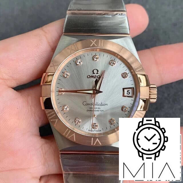 Omega Constellation 123.20.38.21.52.001 VS Factory Diamond-set Dial