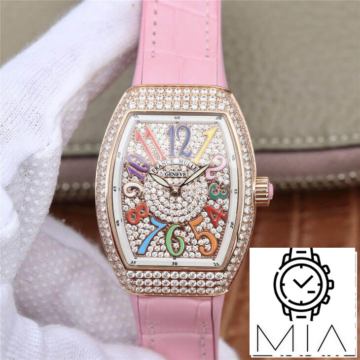 Franck Muller Vanguard Ladies ABF Factory Pink Strap