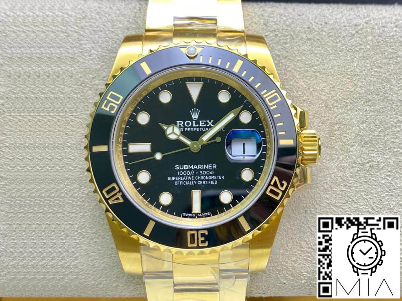 Rolex Submariner 116618LN-97208 VS Factory Black Bezel