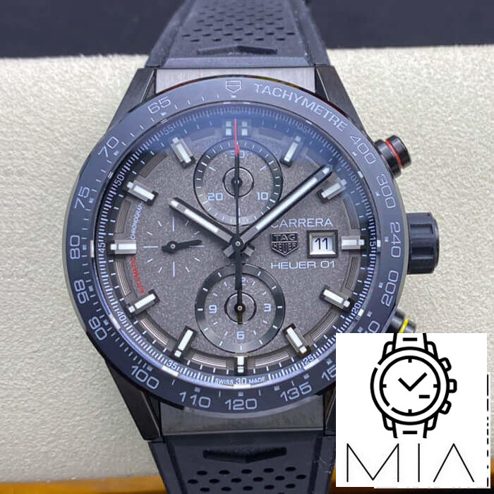 TAG Heuer Carrera CAR201J.FT6087 XF Factory Black Strap