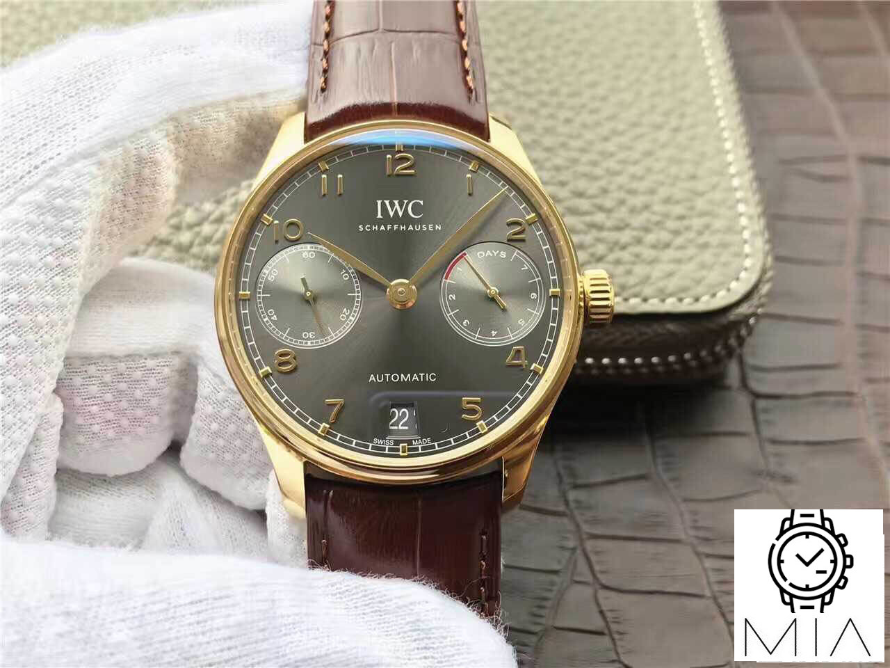 IWC Portugieser IW500101 ZF Factory Brown Strap