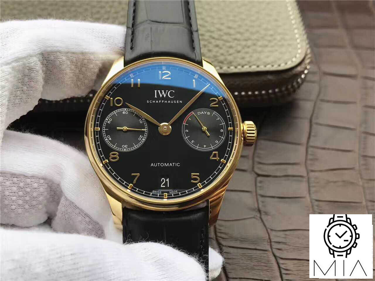 IWC Portugieser IW500101 ZF Factory Black Strap