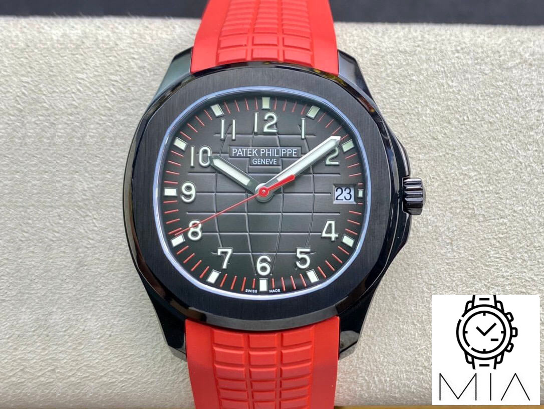 Patek Philippe Aquanaut PP5167 ZF Factory Red Rubber Strap