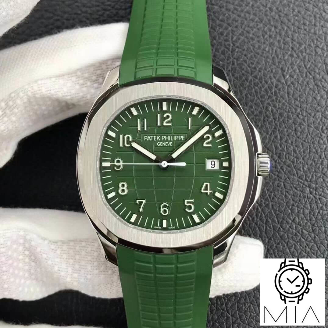 Patek Philippe Aquanaut 5168G 3K Factory Green Strap