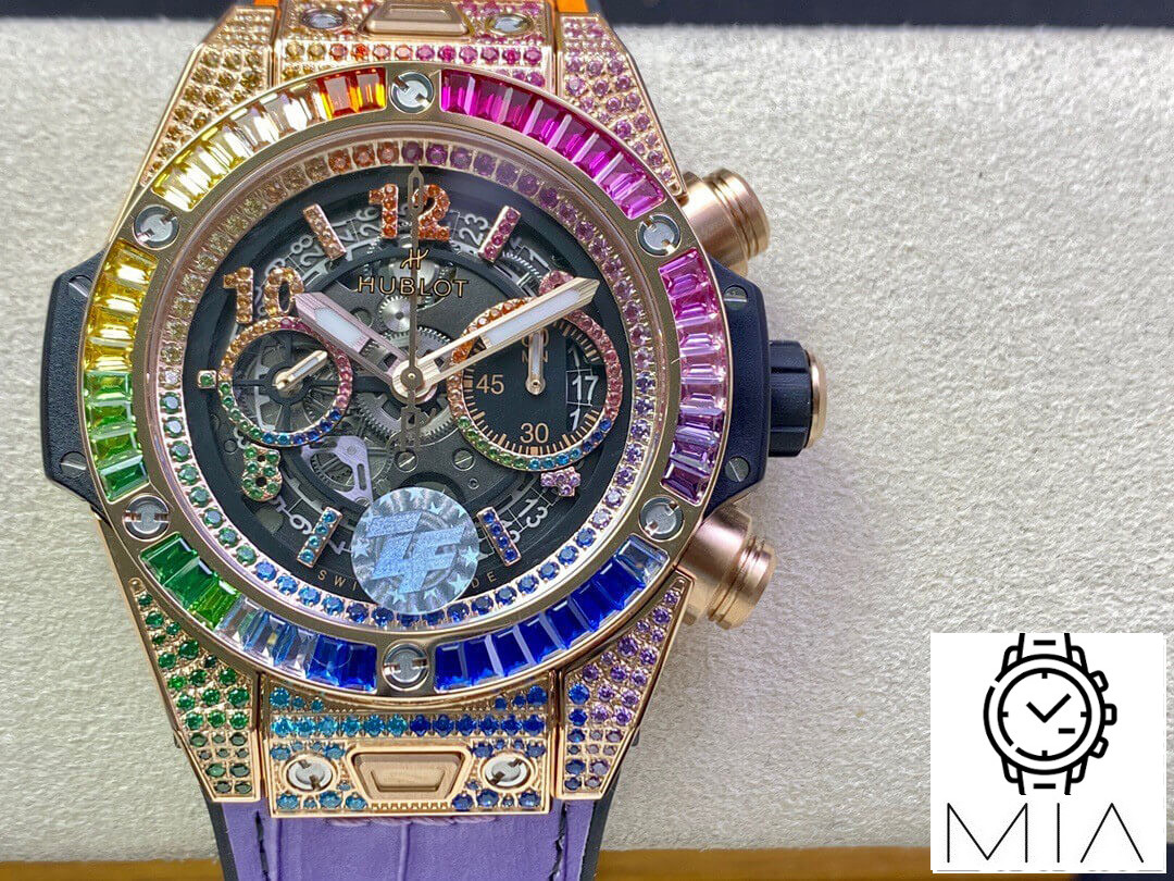 Hublot BIG BANG Unico 411.OX.9910.LR.0999 ZF Factory Rainbow Case