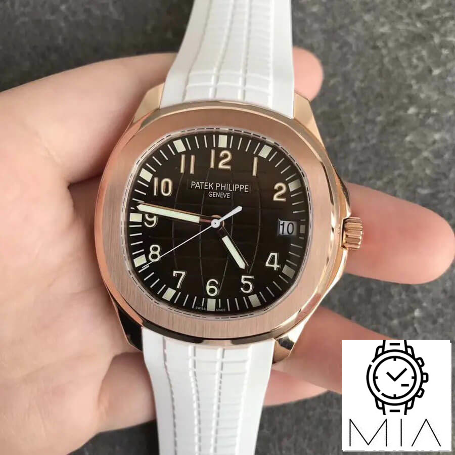 Patek Philippe Aquanaut 5168G ZF Factory White Strap