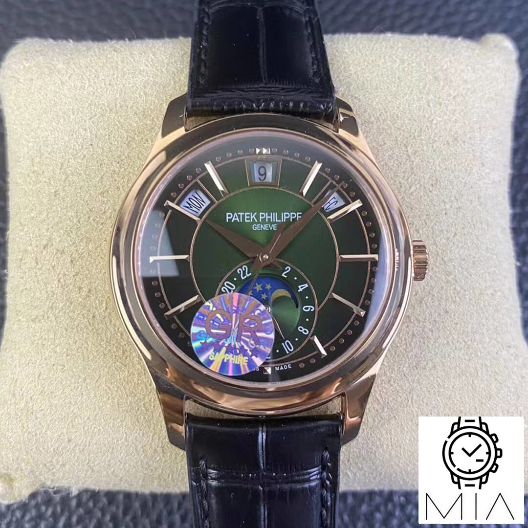 Patek Philippe Complications 5205R-011 GR Factory Black Strap