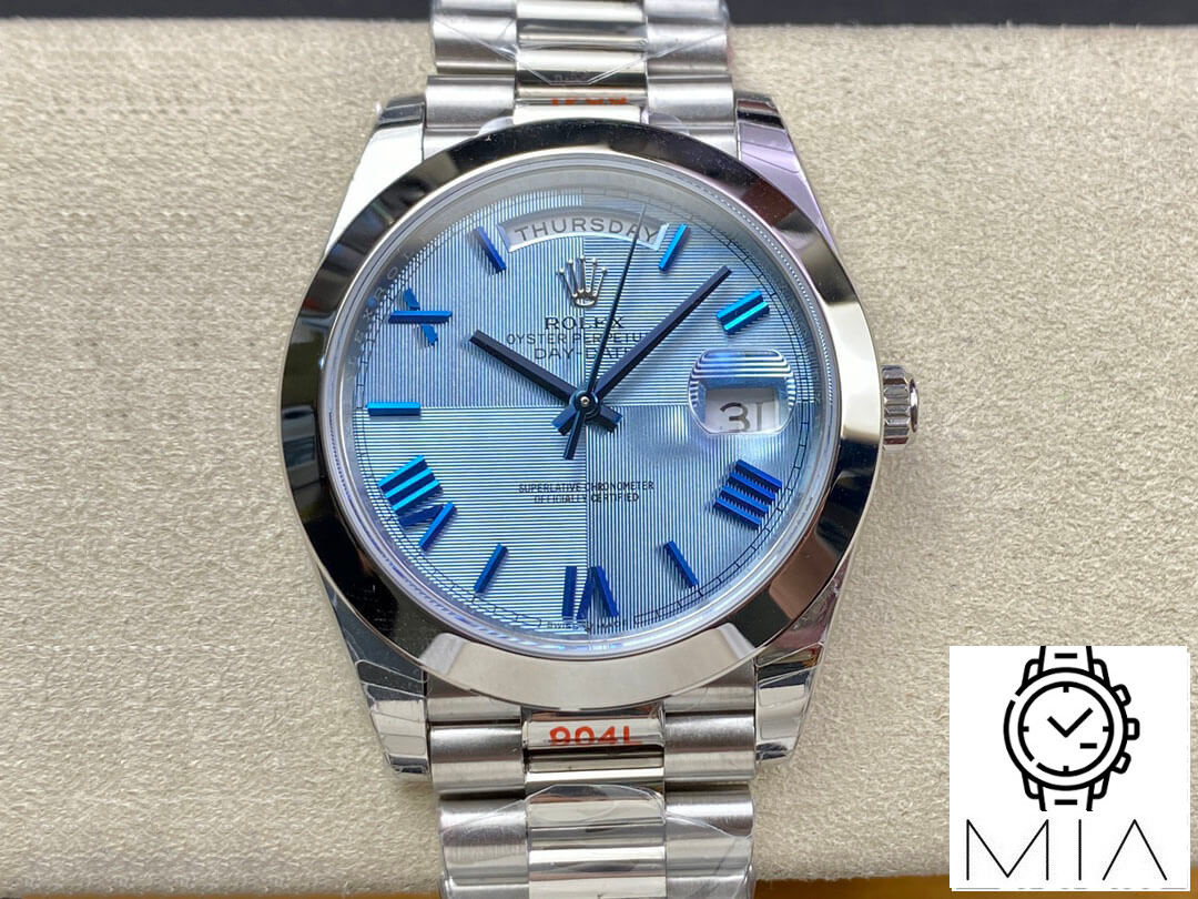 Rolex Day Date M228206-0001 EW Factory Stainless Steel Strap