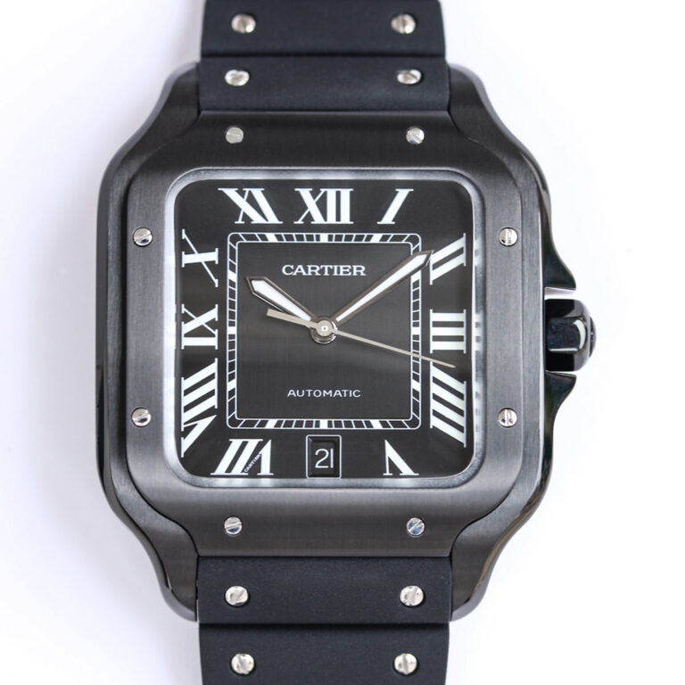 Cartier Santos WSSA0039 GF Factory Charcoal Black Case