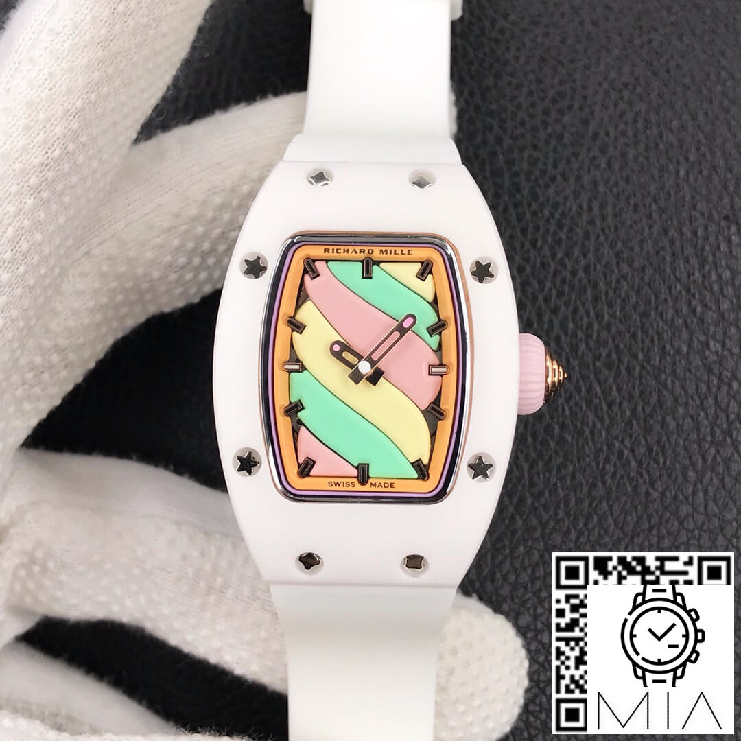 Richard Mille RM-07 Bon Bon RM Factory White Strap