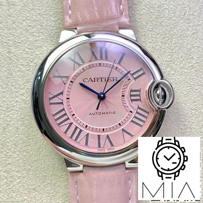 Ballon Bleu De Cartier 36MM WSBB0007 3K Factory Pink Dial