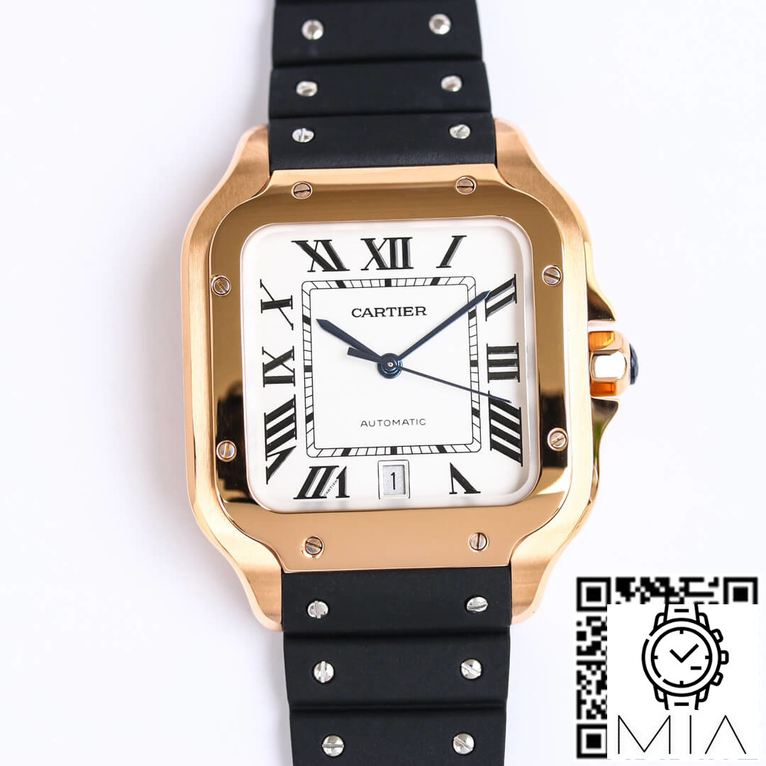 Cartier Santos WGSA0007 GF Factory V2 White Dial