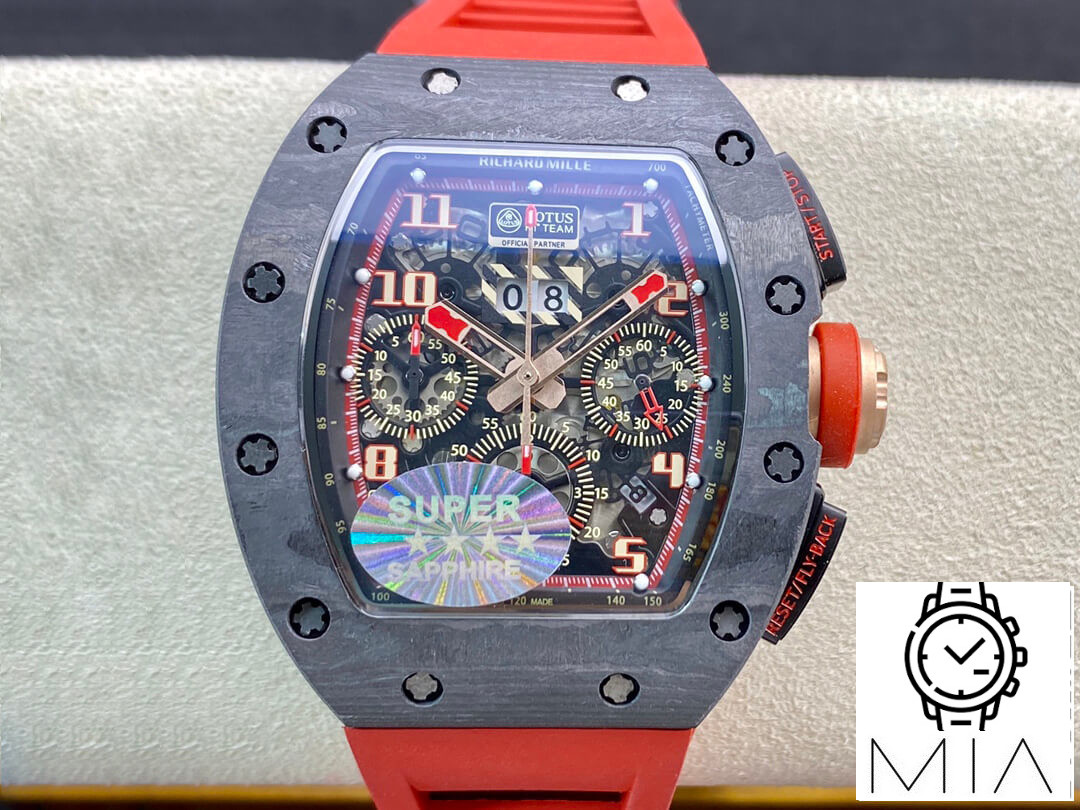 Richard Mille RM011 KV Factory V3 Red Strap