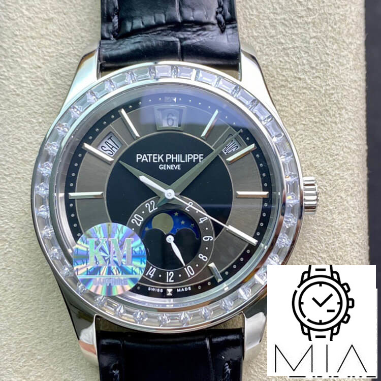 Patek Philippe Grand Complications 5205G KM Factory Black Strap