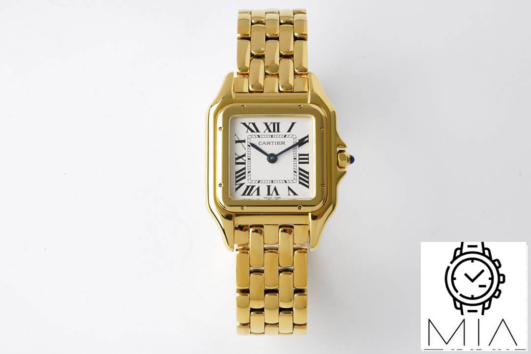 Panthere De Cartier WGPN0009 27MM BV Factory Gold Bezel