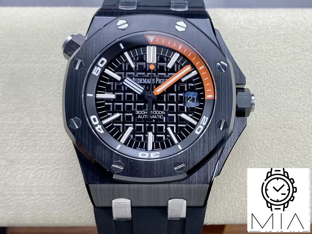Audemars Piguet Royal Oak Offshore 15707CE.OO.A002CA.01 APS Factory Black Rubber Strap