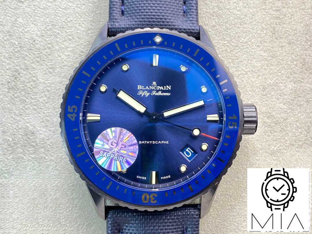 Blancpain Fifty Fathoms 5000-0240-O52A GF Factory Blue Strap