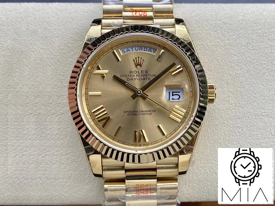 Rolex Day Date M228238-0006 904L Gold Case