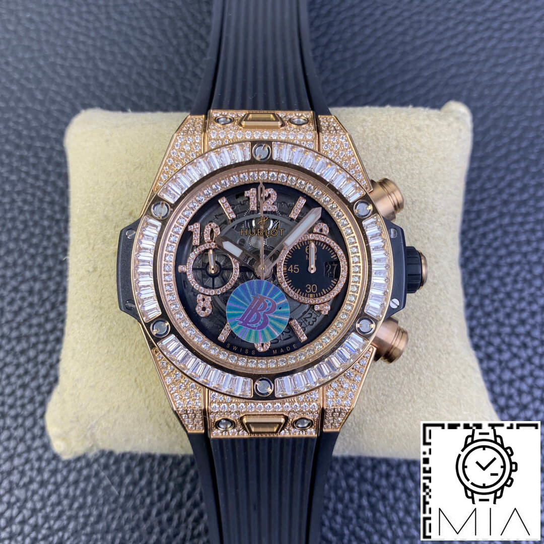 Hublot BIG BANG Unico 421.OX.1180.RX.0904 BB Factory Diamond Rubber Bezel