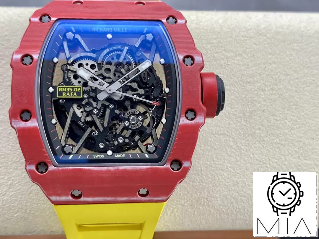 Richard Mille RM35-02 T+ Factory Red Carbon Fiber Case
