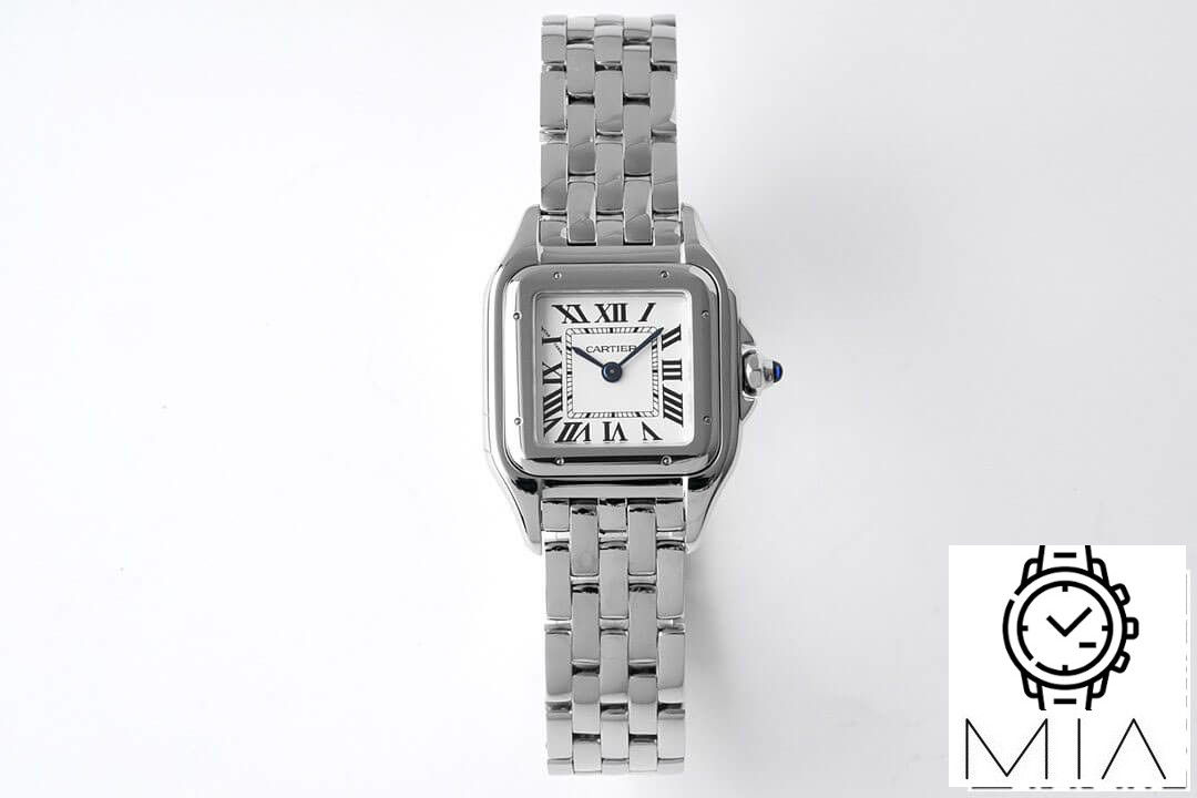 Panthere De Cartier WSPN0006 22MM BV Factory Silver Stainless Steel Strap