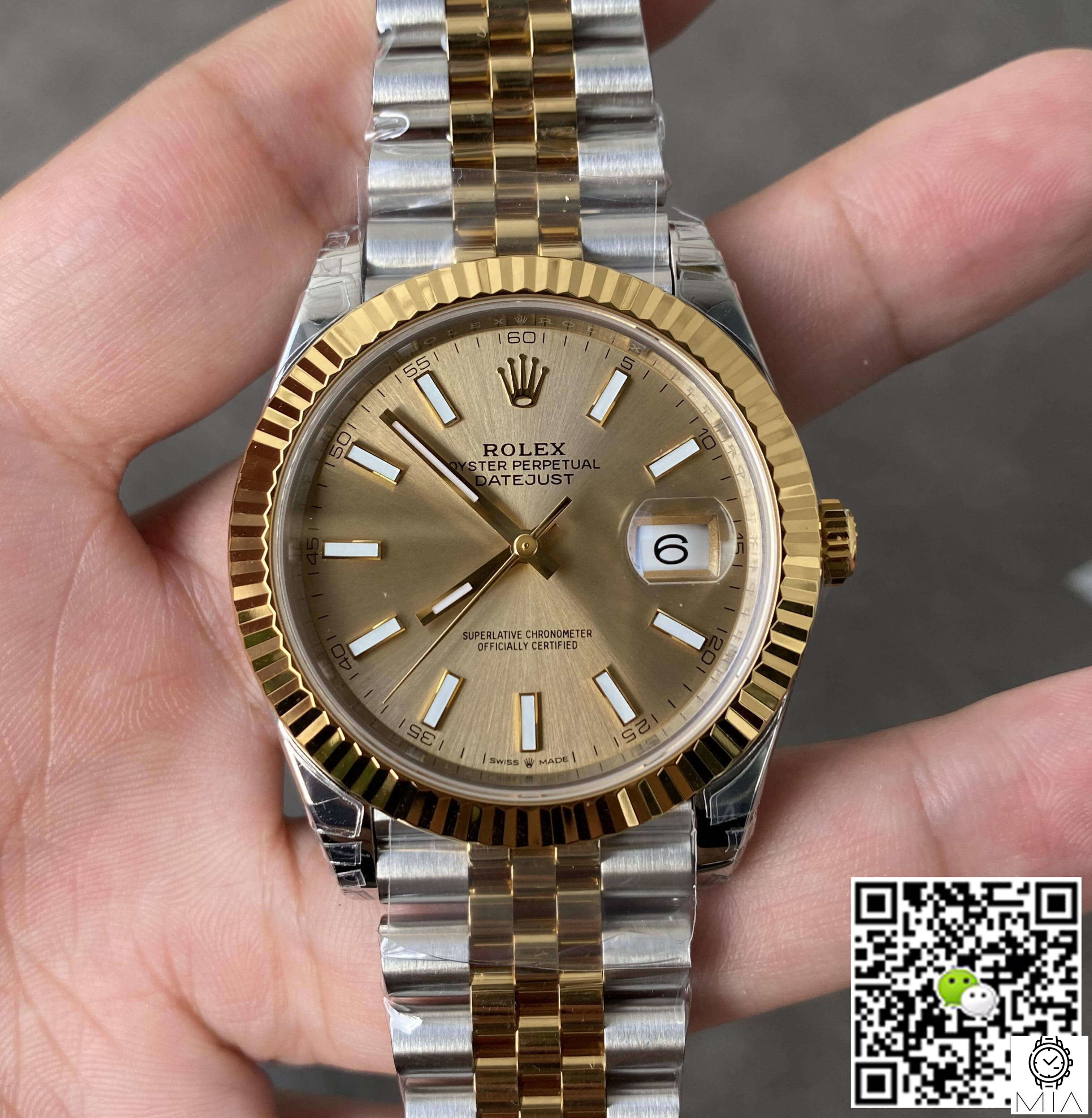 Rolex Datejust M126333-0010 41MM VS Factory Gold Dial