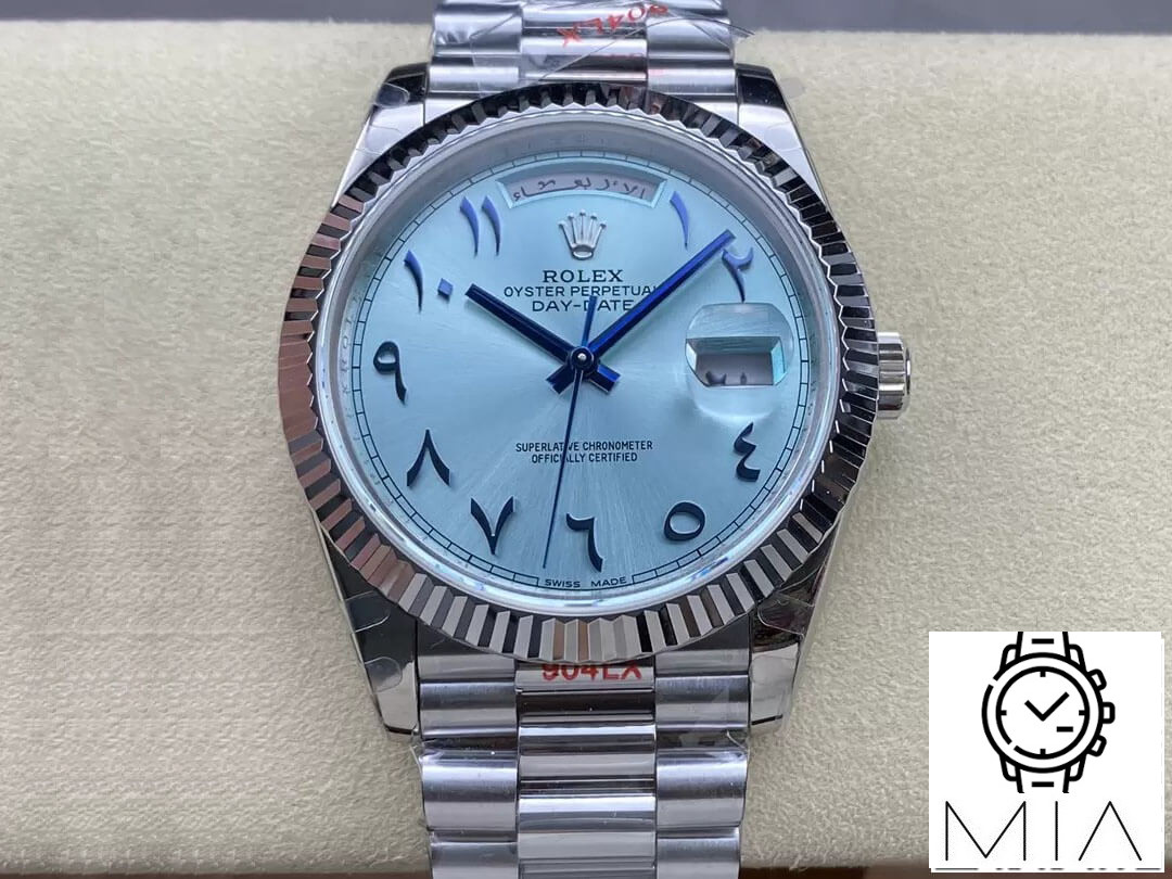 Rolex Day Date M228236 GM Factory V2 Middle Eastern Blue Dial