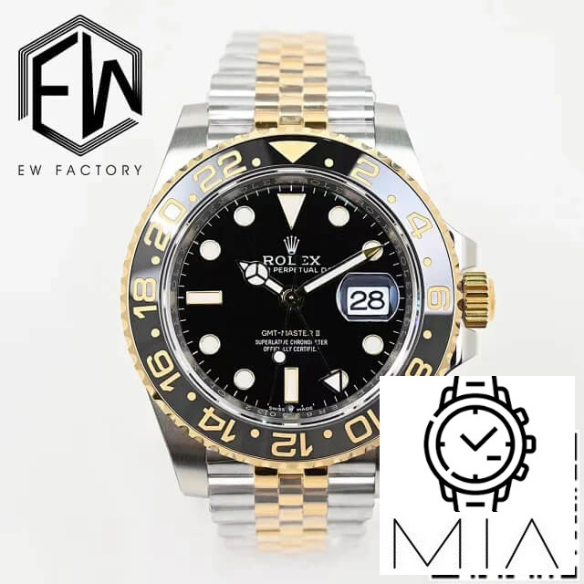 Rolex GMT Master II M126713grnr-0001 EW Factory Black Bezel