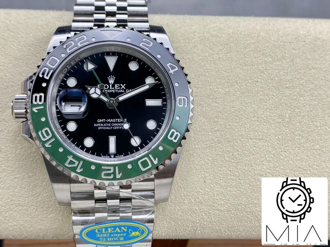 Rolex GMT Master II M126720vtnr-0002 Clean Factory V3 Stainless Steel Black Dial