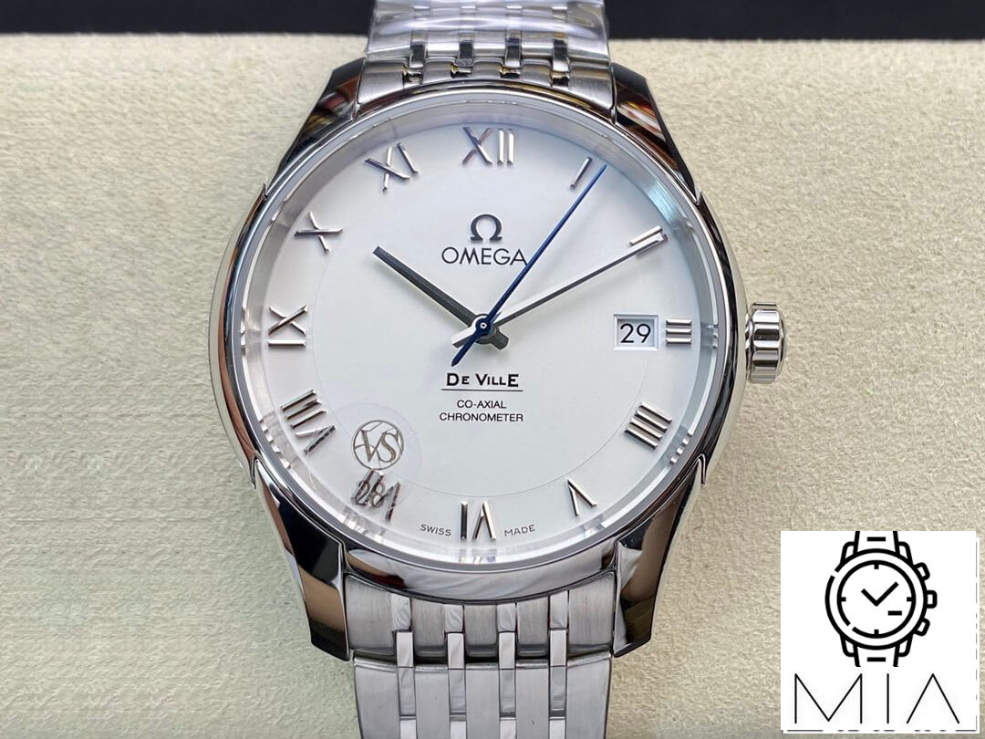 Omega De Ville 431.10.41.21.02.001 VS Factory Stainless Steel White Dial