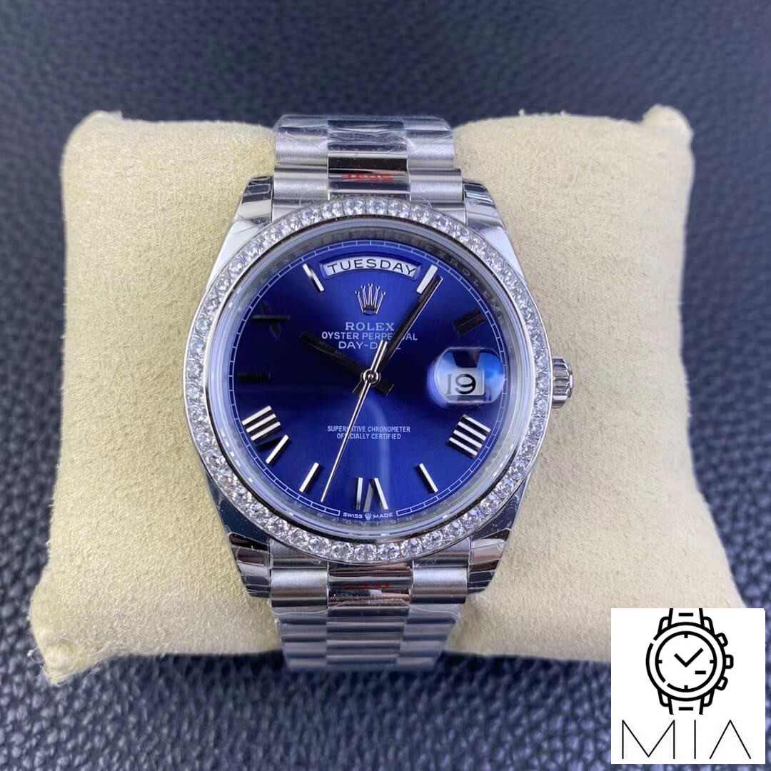 Rolex Day Date 228349RBR-0005 EW Factory Diamond-Set Bezel