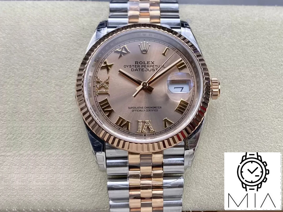 Rolex Datejust M126231-0027 36MM VS Factory Gold Bezel