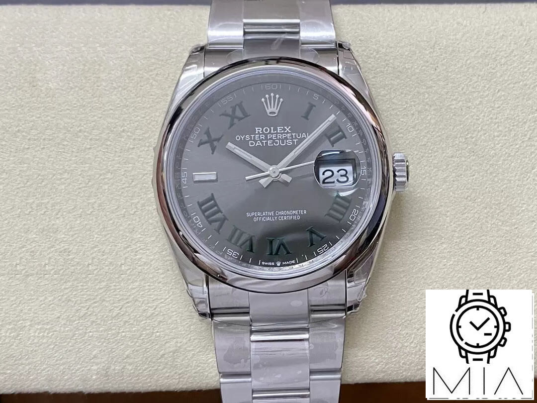 Rolex Datejust M126200-0018 36MM VS Factory Stainless Steel Gray Dial