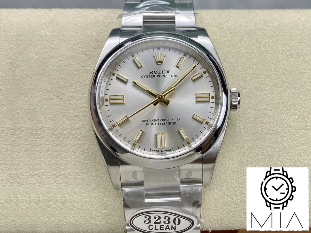 Rolex Oyster Perpetual M126000-0001 36MM Clean Factory Silver Strap