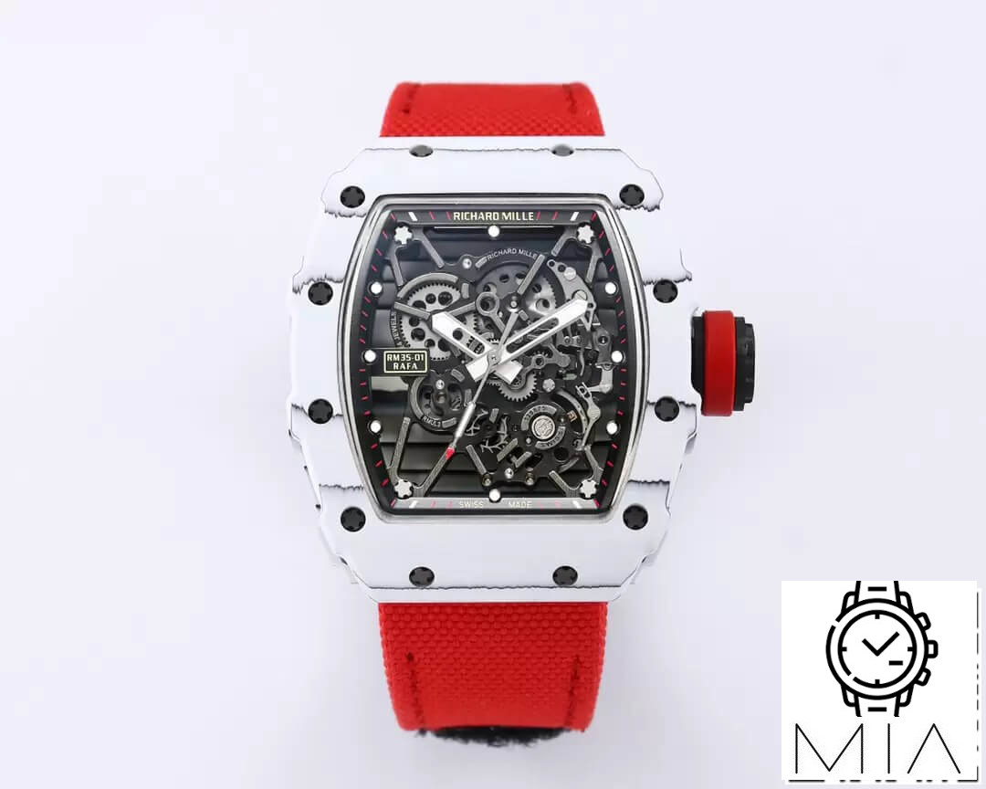 Richard Mille RM35-01 BBR Factory Red Fabric Strap