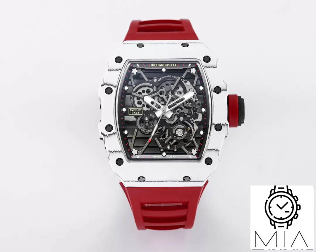 Richard Mille RM35-01 BBR Factory Red Fabric Strap