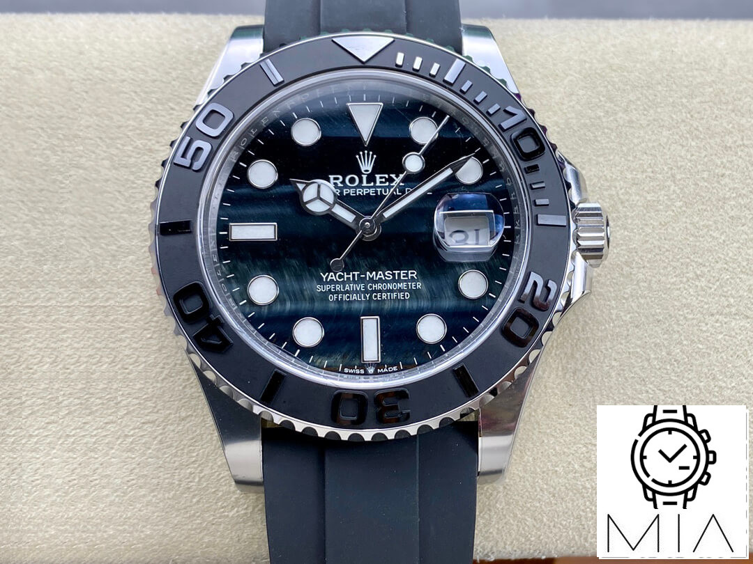 Rolex Yacht Master M226659-0004 Clean Factory Black Rubber Strap