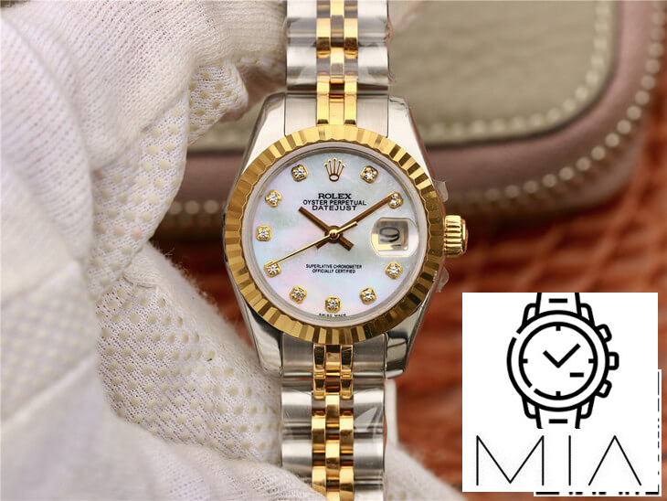 Rolex Datejust M279173-0013 28MM Yellow Gold Bezel